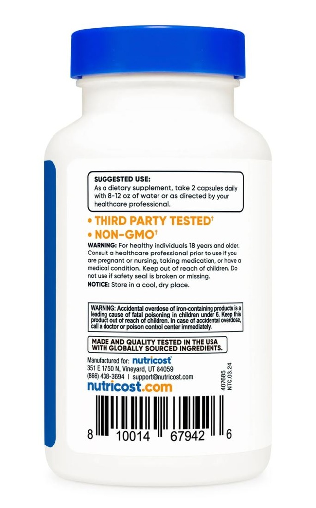 Nutricost Multivitamínico con Probióticos (Unisex)