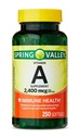 Spring Valley Suplemento de Vitamina A 2,400 Mcg